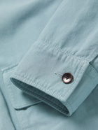 Mr P. - Cotton and Silk-Blend Blouson Jacket - Blue
