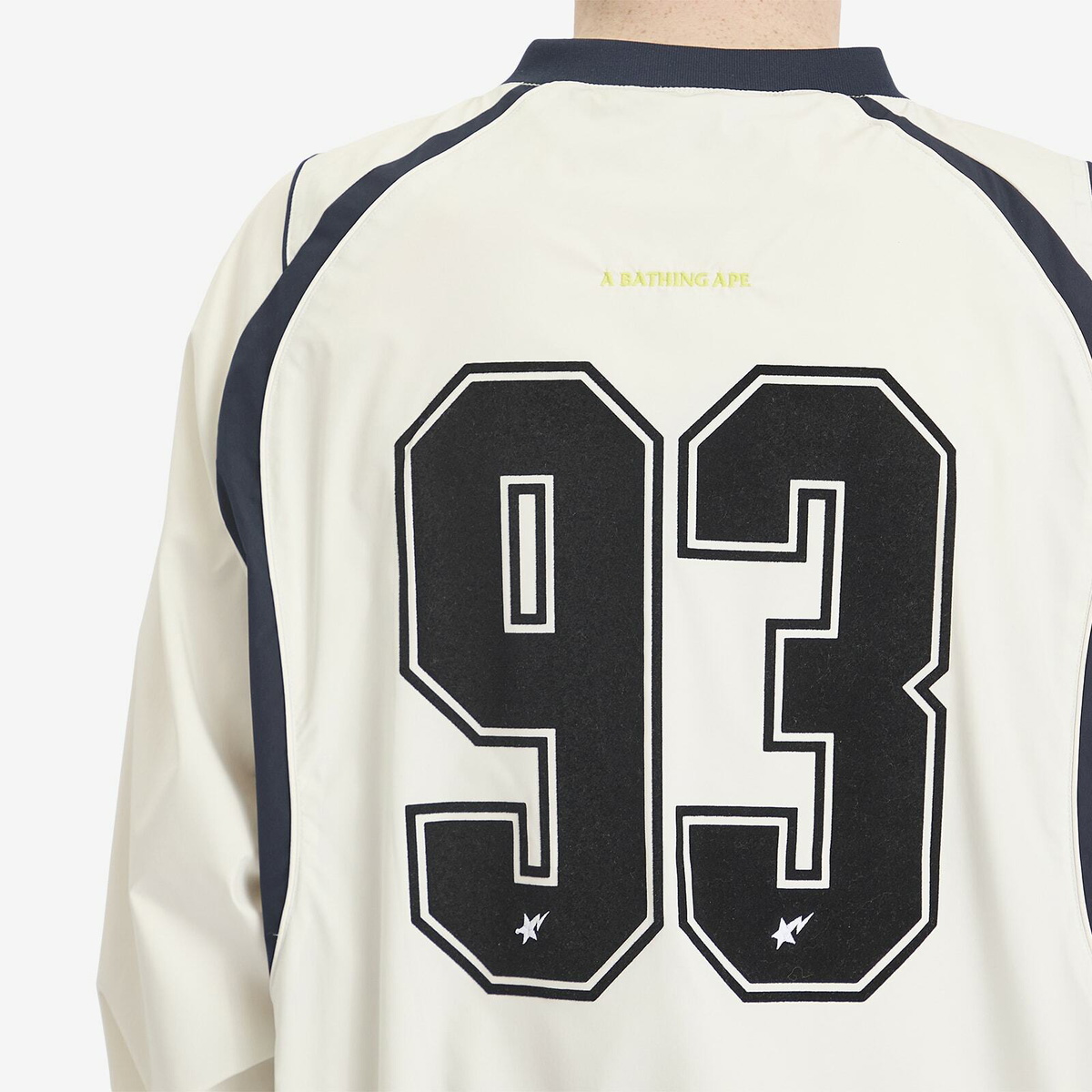 A Bathing Ape Men's Multi Logo Relaxed Fit Pullover in White