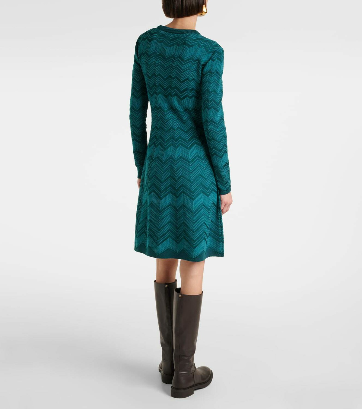 Missoni Zigzag knitted minidress