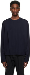 Wooyoungmi Navy Zip Sweatshirt