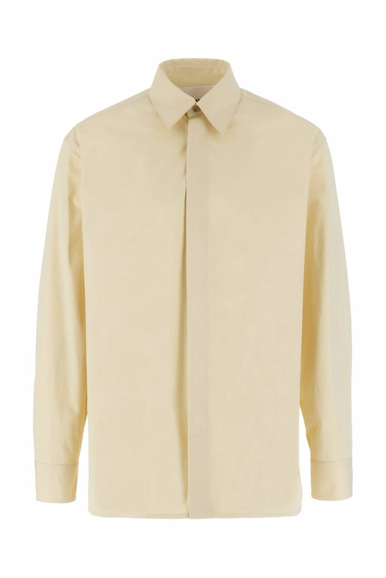 Photo: Jil Sander Cream Cotton Shirt