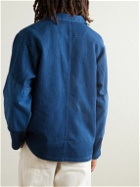 Blue Blue Japan - Panelled Cotton Shirt - Blue