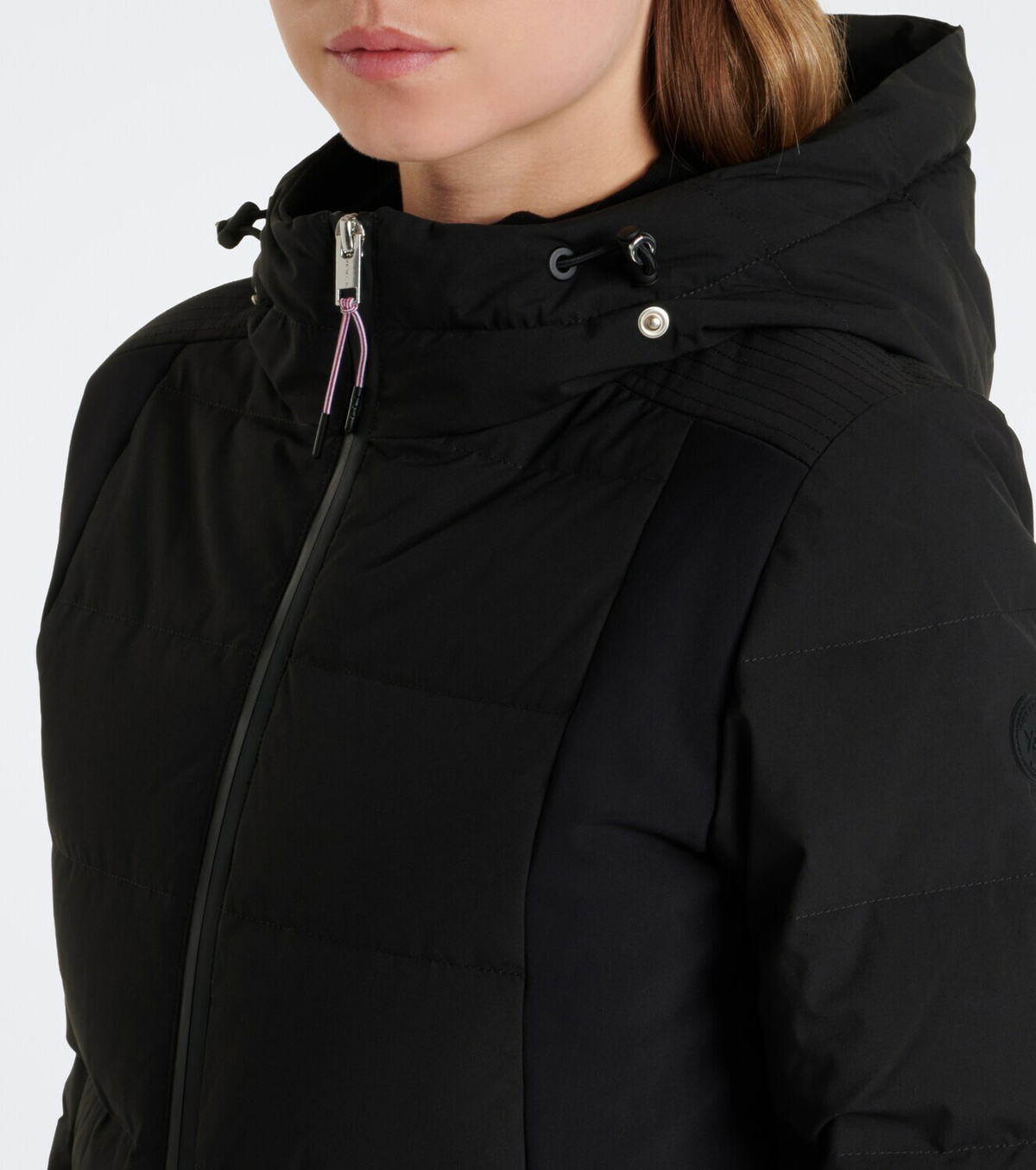 Yves Salomon Belted shearling-trimmed ski jacket