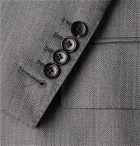 TOM FORD - Shelton Slim-Fit Herringbone Wool and Silk-Blend Suit Jacket - Gray