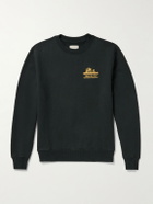 Aimé Leon Dore - Unisphere Logo-Print Cotton-Jersey Sweatshirt - Black