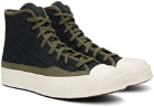 Converse Black & Green Chuck 70 Sneakers