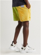 MCQ - Straight-Leg Tie-Dyed Cotton-Jersey Drawstring Shorts - Green