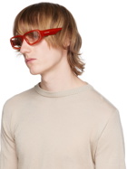 A BETTER FEELING Orange Soto Sunglasses