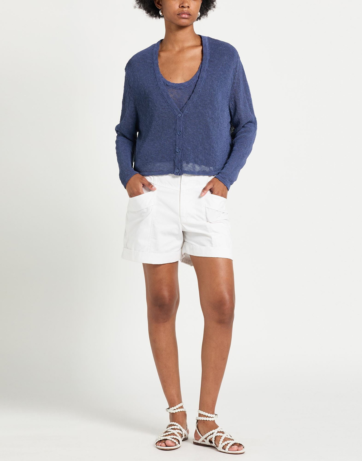 Crossley Womens Cardigan Slate in Blue