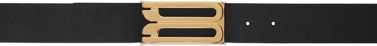Victoria Beckham Black Jumbo Frame Belt Victoria Beckham