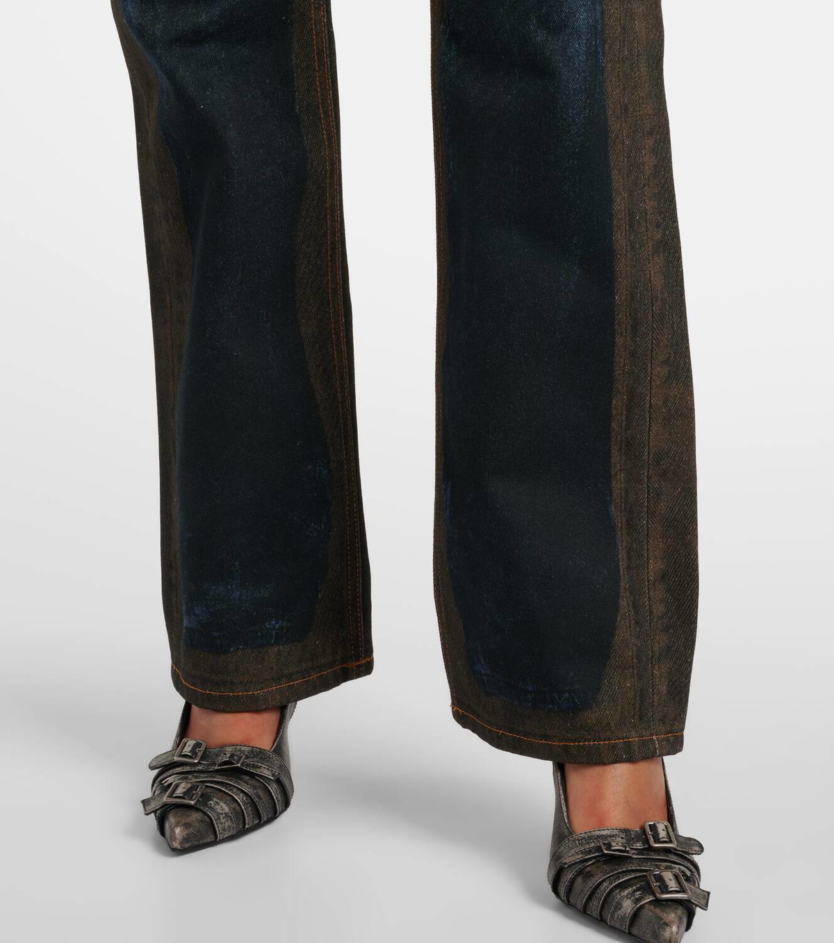 Y/Project Printed straight jeans