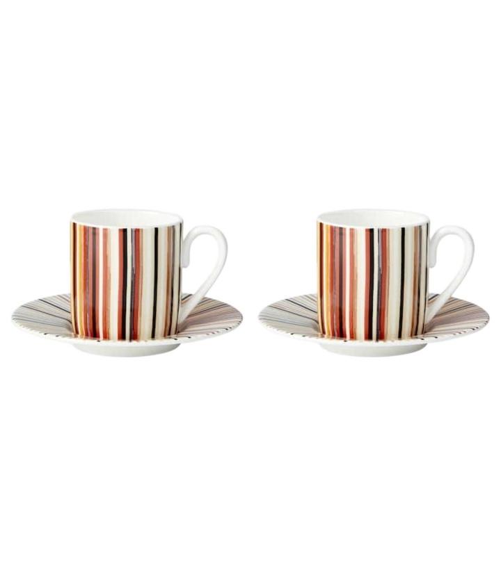 Photo: Missoni Stripes Jenkins set of 2 espresso cups and saucers