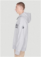 Moncler Grenoble - Logo Hooded Sweatshirt in Grey
