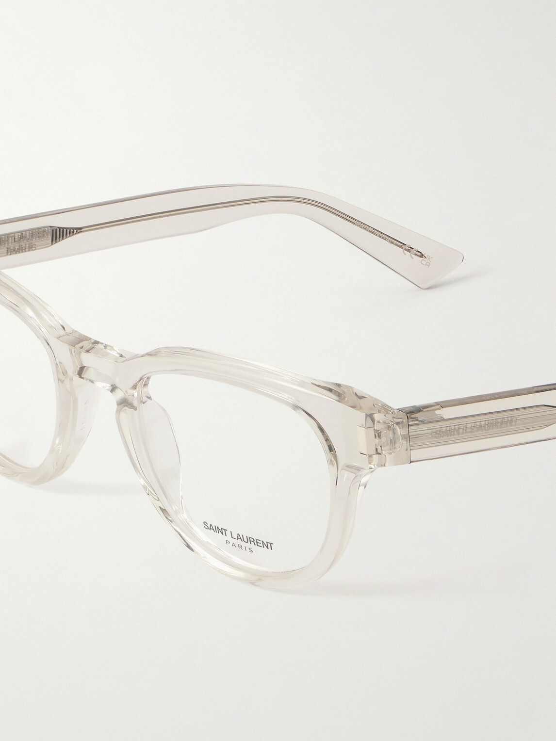 SAINT LAURENT - SL 876 Round-Frame Acetate Optical Glasses