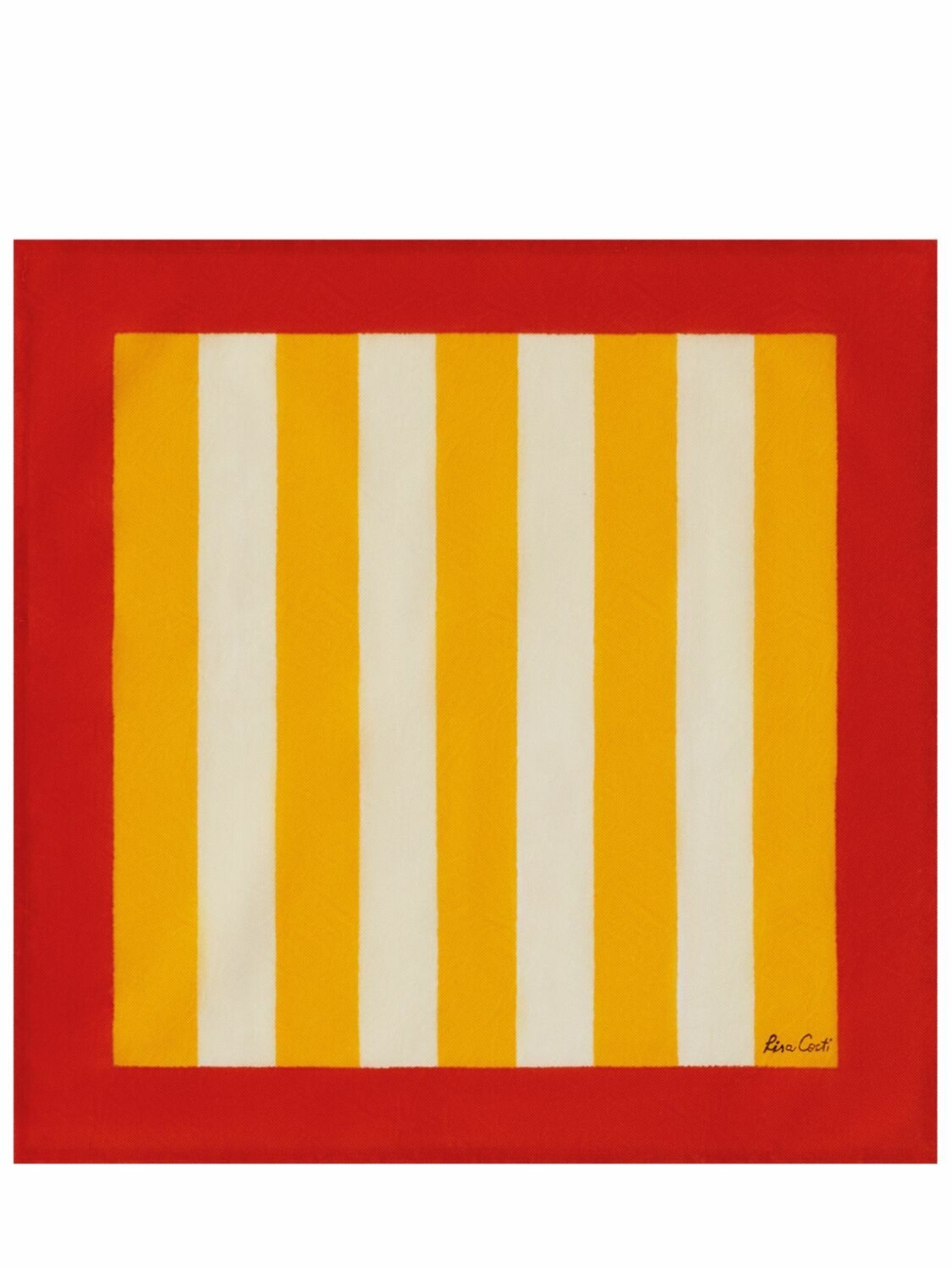 LISA CORTI Set Of 4 Nizam Stripes Napkins