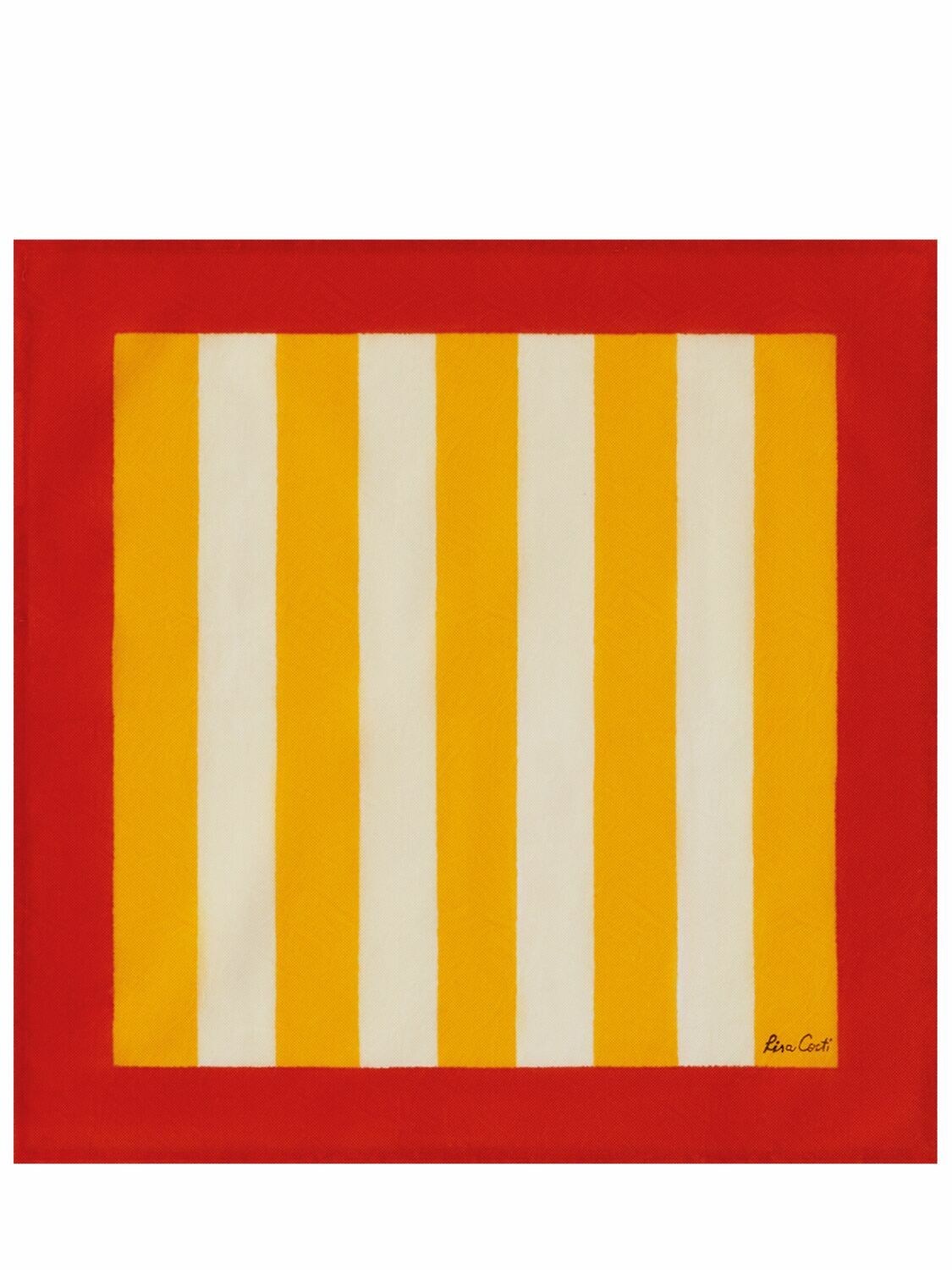LISA CORTI Set Of 4 Nizam Stripes Napkins