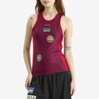 Martine Rose Women's Badge Vest in Burgundy