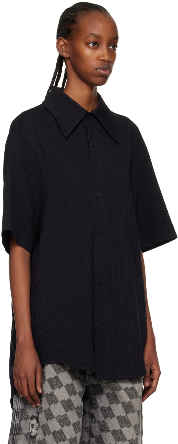 ADER error Black Oversized Shirt ADER error