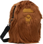 BAPE Brown Ape Head Shoulder Bag