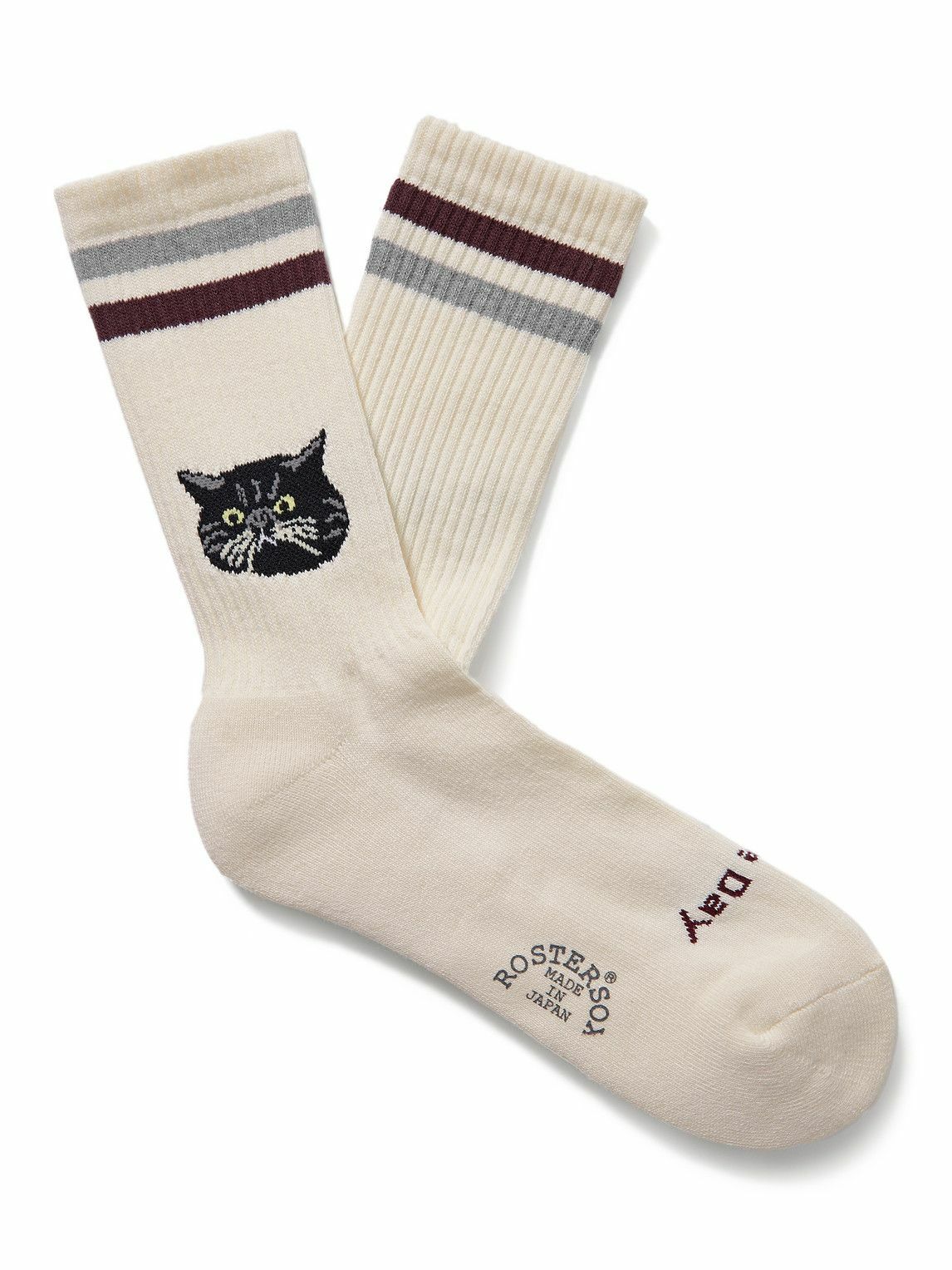 Fleur Embroidered Sock Set For Women Soft Ribbed Cotton Blend Delicate Floral Embroidery Secure Mid Crew Fit main image 0