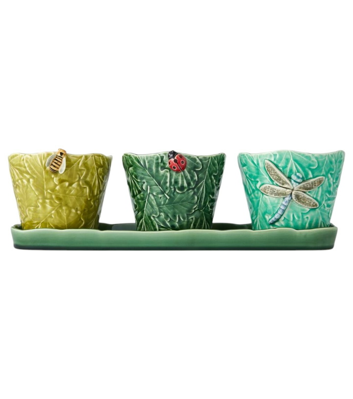 Photo: Bordallo Pinheiro Jardim De Insetos set of 3 ceramic cups