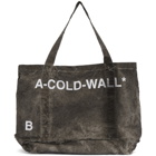 A-Cold-Wall* Grey Cotton Frayed Tote