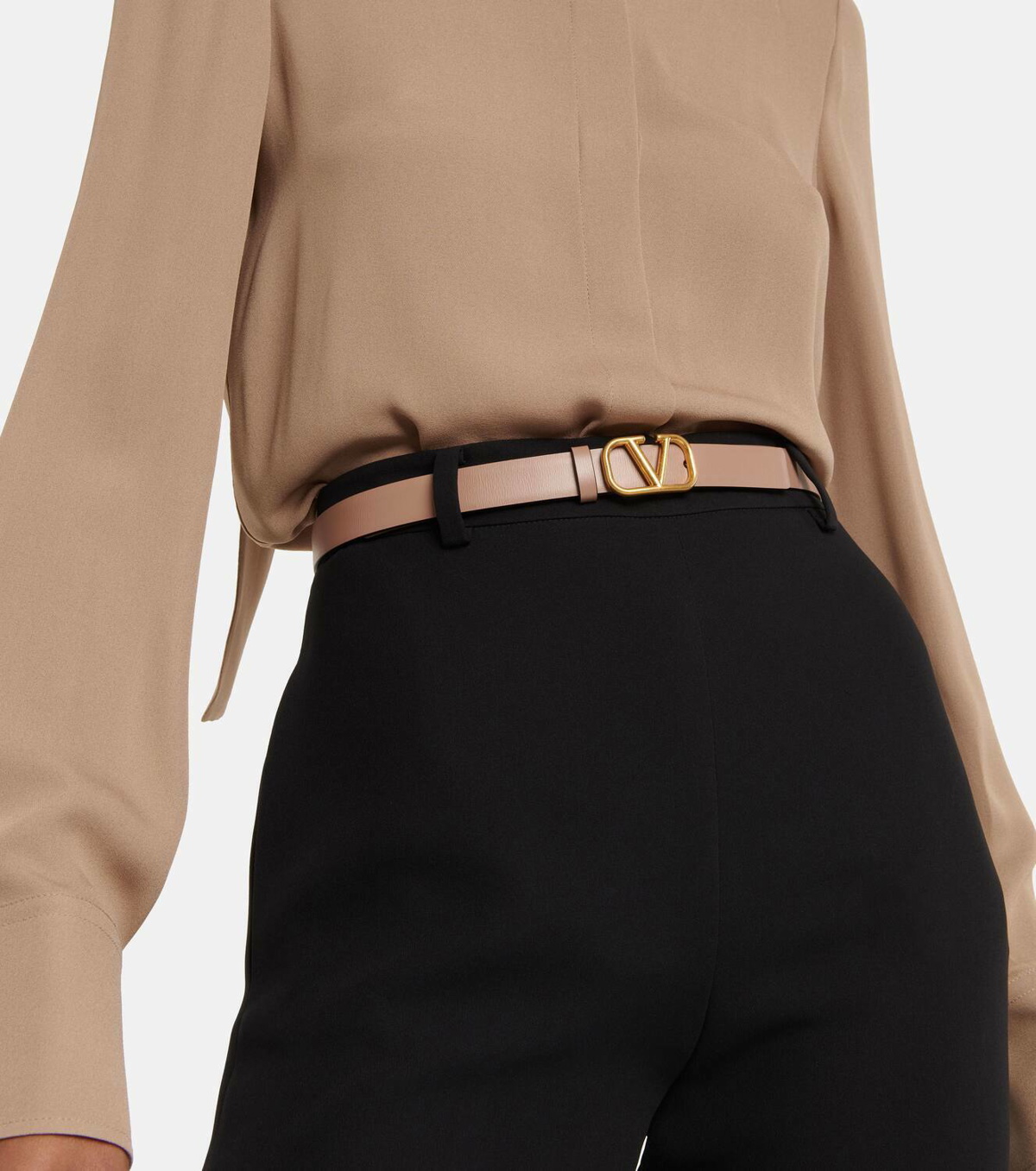 VLogo Signature 20 reversible leather belt