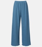 Jade Swim Mika seersucker wide-leg pants