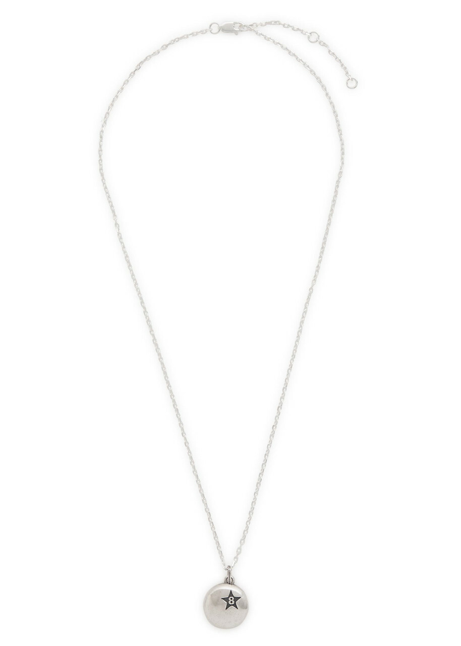 Twojeys 8 Ball Sterling Silver-plated Necklace - One Size