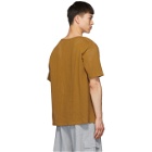 Lemaire Orange Sunspel Edition Mesh T-Shirt