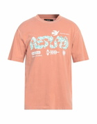 Replay Mens T-shirt in Salmon pink