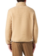 MC2 Saint Barth Man Sherpa Zipped Jacket With Saint Barth Patch