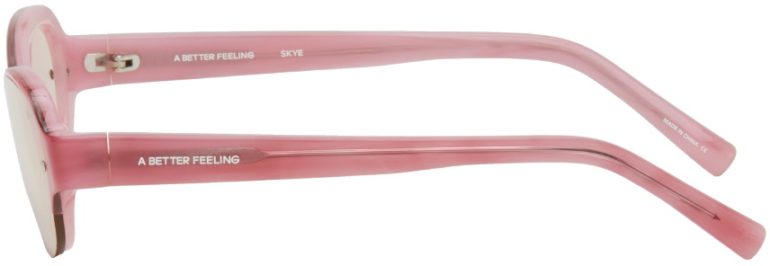 A BETTER FEELING Pink Skye Sunglasses