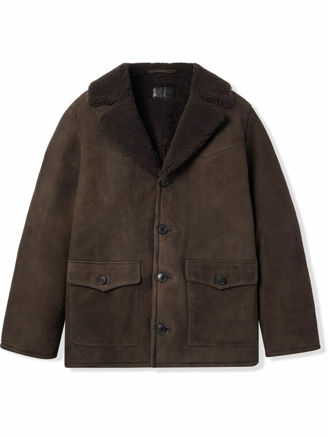 Nili Lotan - Goshen Shearling Coat - Brown