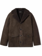 Nili Lotan - Goshen Shearling Coat - Brown