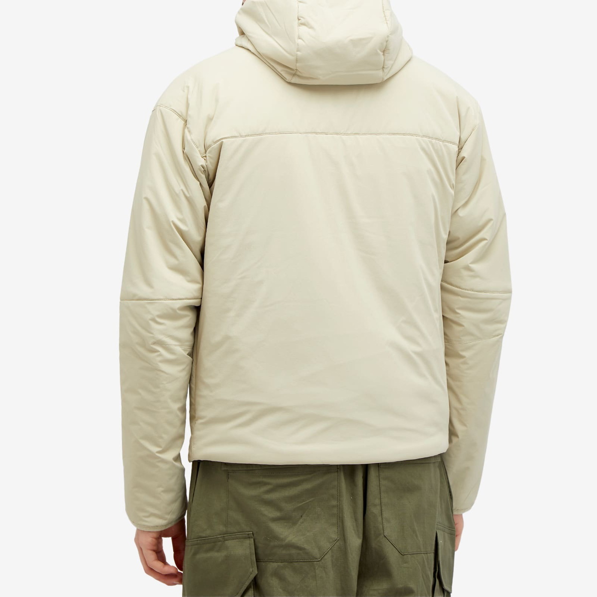 ROA Men's Micro Ripstop Synthetic Stretch Down Jacket in Moss Grey