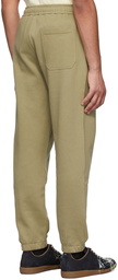 Helmut Lang Green Cotton Lounge Pants