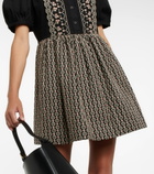 See By Chloe - Floral embroidered cotton minidress