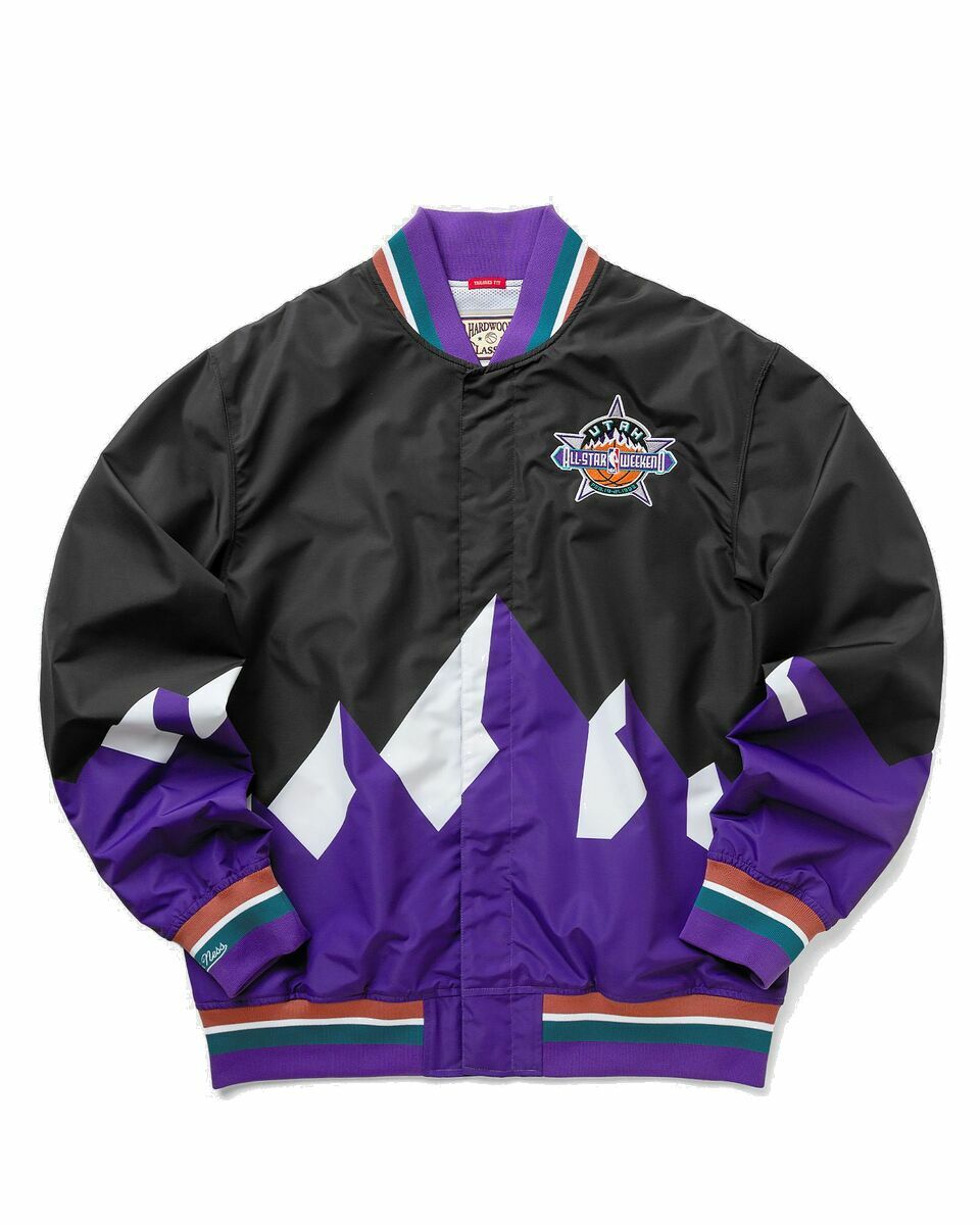 Photo: Mitchell & Ness Just Don Nba Utah Jazz Warm Up Jacket All Star 1993   Black   - Mens -   Bomber Jackets/Team Jackets/Track Jackets   S