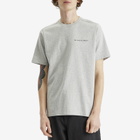 Pop Trading Company Men's Reflective Logo T-Shirt in Grey Heather