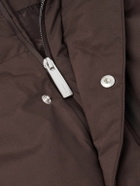 Laminar - Quilted Shell Down Hooded Jacket - Brown