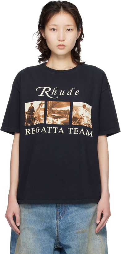 Photo: Rhude Black USVI Regatta Tour T-shirt