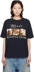 Rhude Black USVI Regatta Tour T-shirt