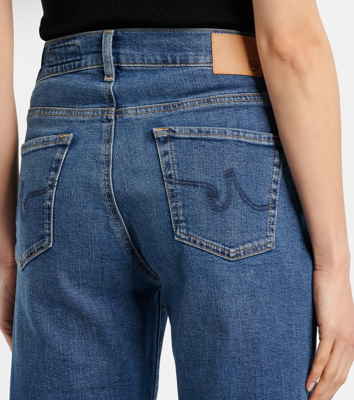 AG Jeans Florence cropped straight jeans