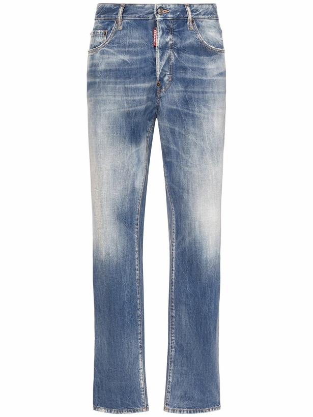 Photo: DSQUARED2 642 Cotton Denim Jeans