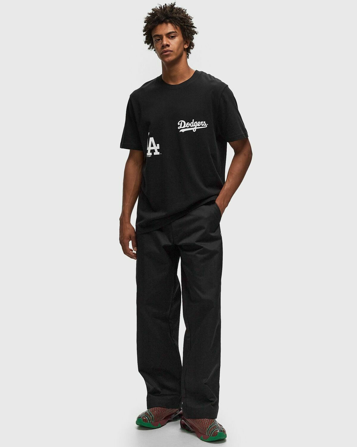 Fanatics Champs Elevated Tee Dodgers Black Mens Shortsleefe