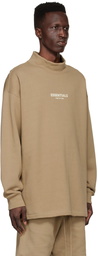 Essentials Tan Cotton Sweatshirt