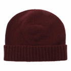Malo Burgundy Cashmere Beanie