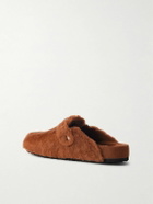 BIRKENSTOCK 1774 - Boston Shearling Clogs - Brown