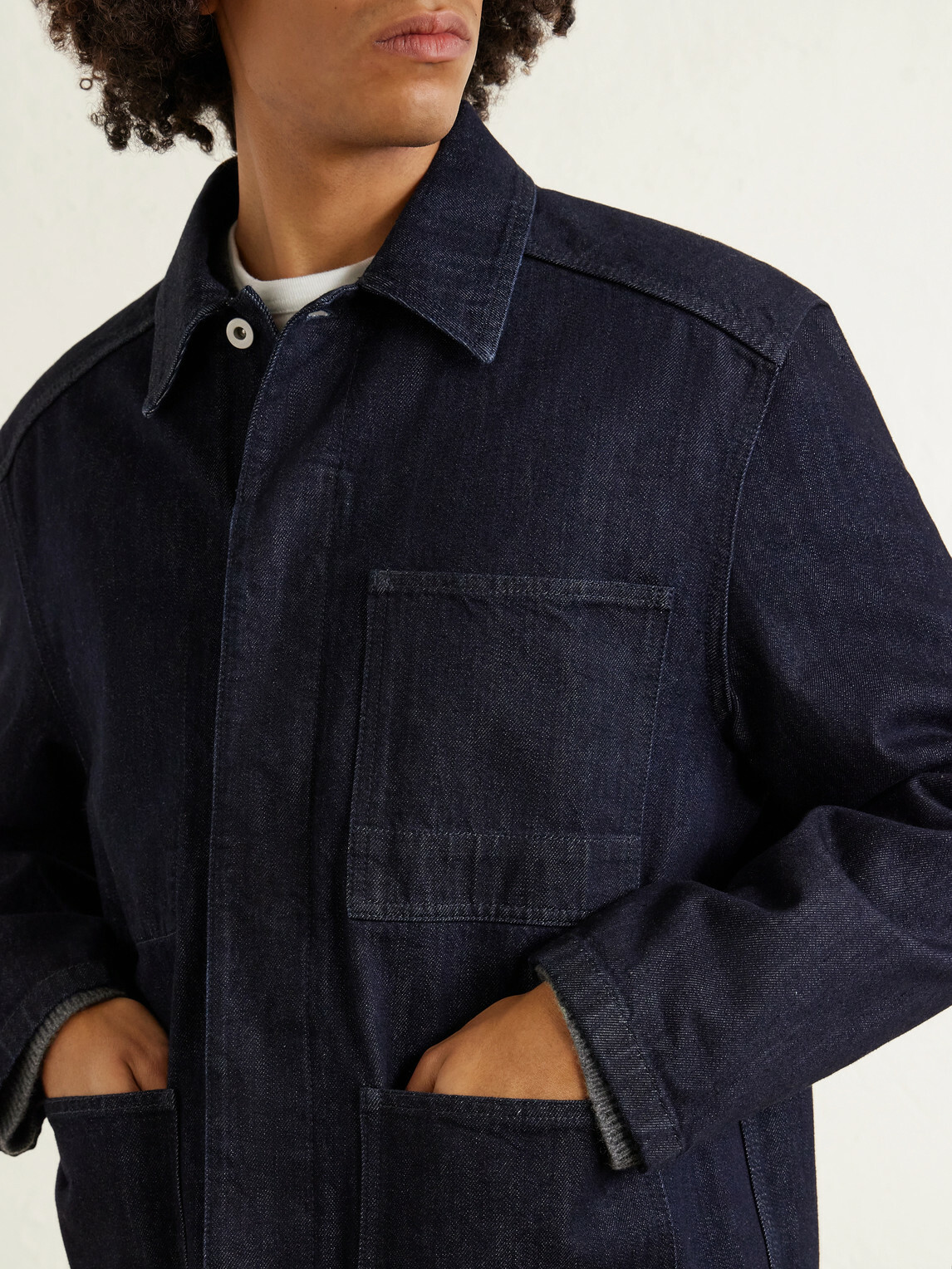 Jil Sander - Denim Blouson Jacket - Blue